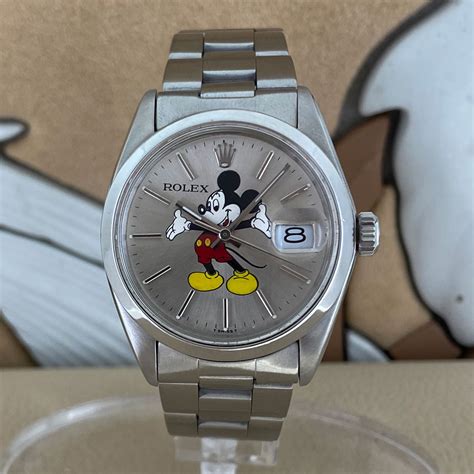 rolex quadrante topolino|Rolex Mickey Mouse .